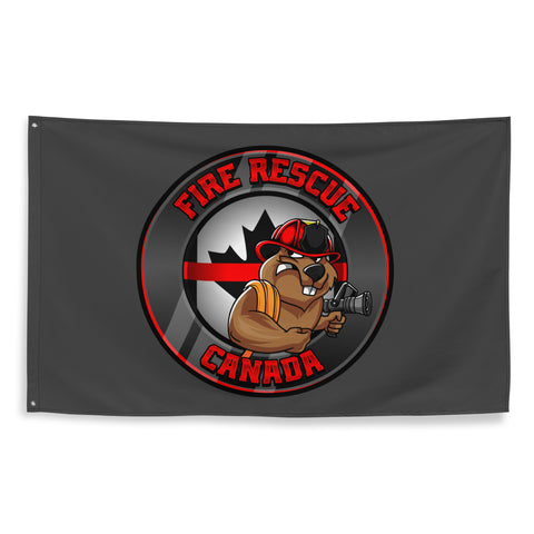 Justin Beaver Flag (Grey)