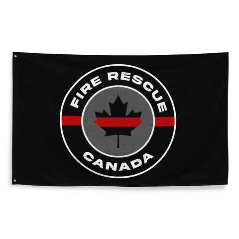 Fire Rescue Canada Flag